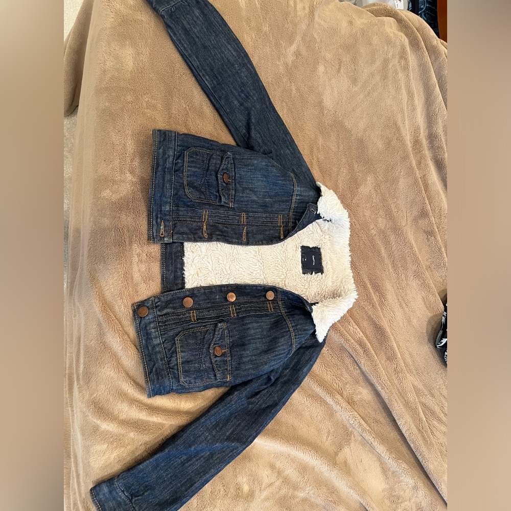 GapKids Navy Blue Jean Jacket size medium